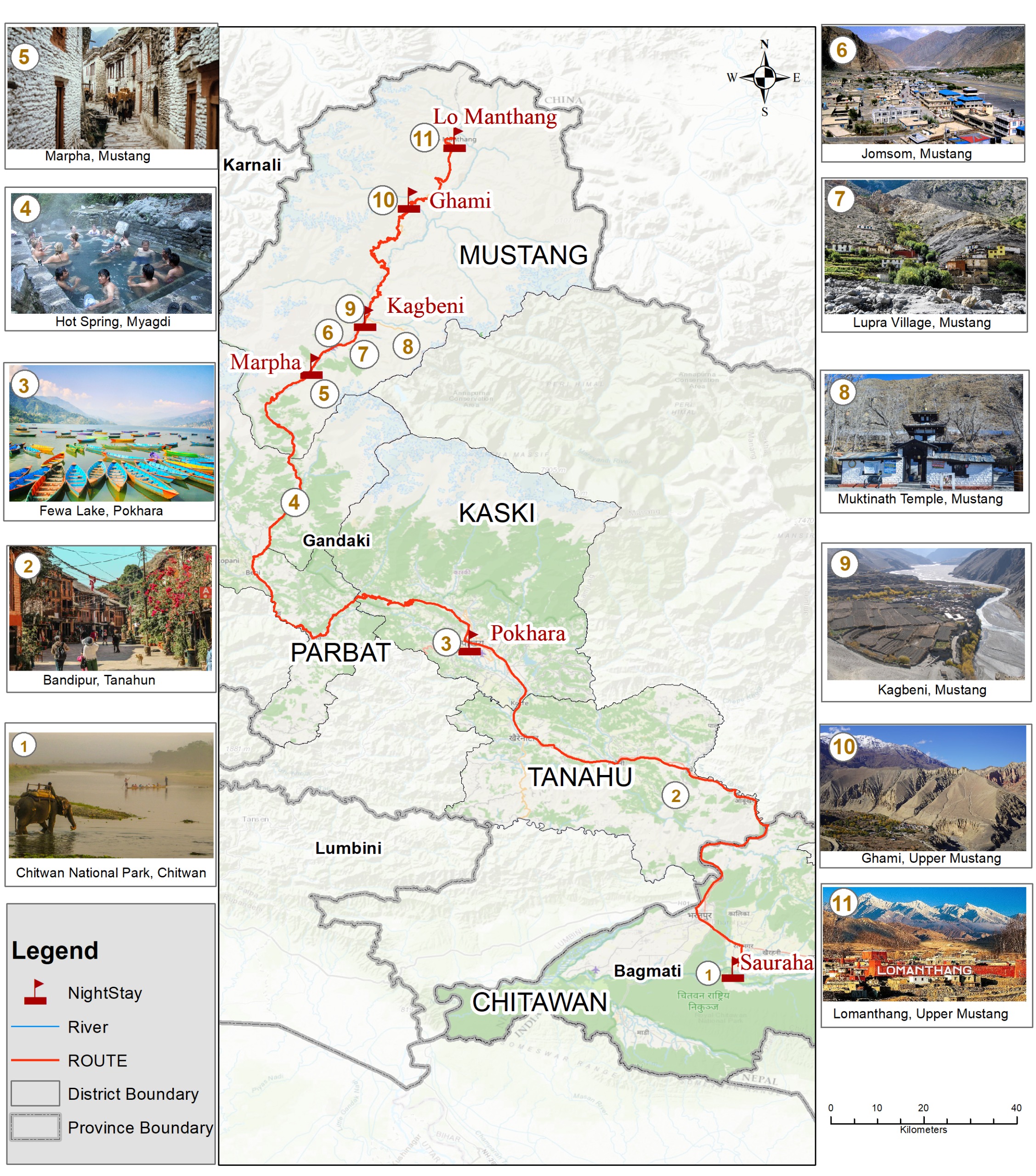 Transect map